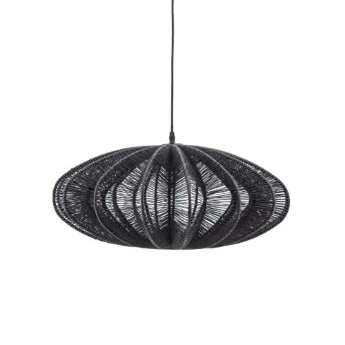 Hanglamp Nimbus Metaal en touw - Zwart - Afbeelding 2