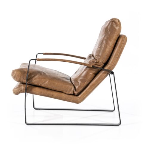 Fauteuil Lex - Cognac vintage leer - Afbeelding 4