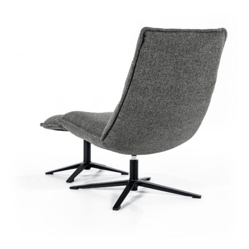 Fauteuil Marcus met voetenbank Antraciet - Afbeelding 6