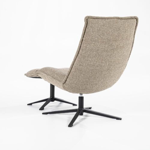 Fauteuil Marcus met voetenbank Beige - Afbeelding 6