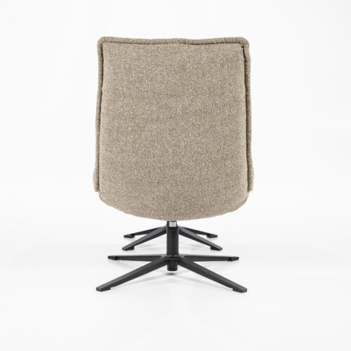 Fauteuil Marcus met voetenbank Beige - Afbeelding 7