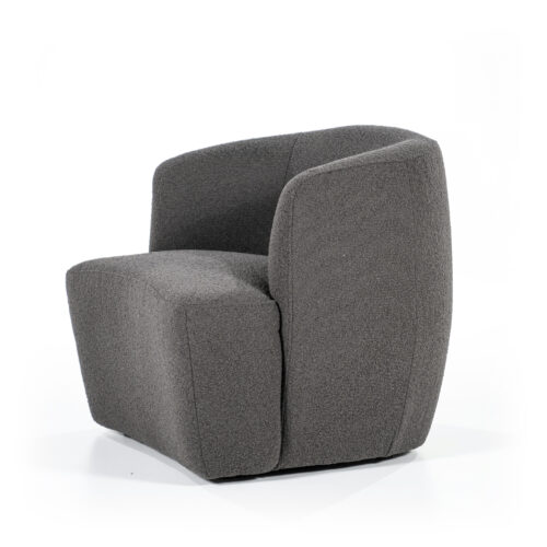 Fauteuil Charlotte Bouclé Antraciet - Afbeelding 2