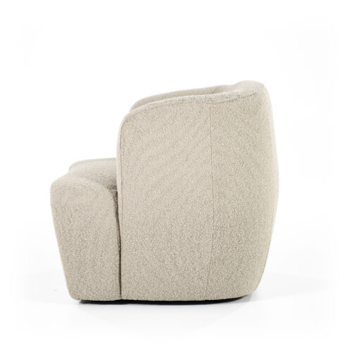 Fauteuil Charlotte Bouclé Taupe - Afbeelding 6