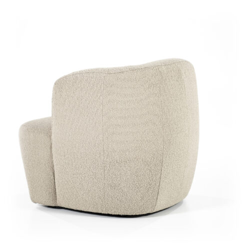 Fauteuil Charlotte Bouclé Taupe - Afbeelding 7