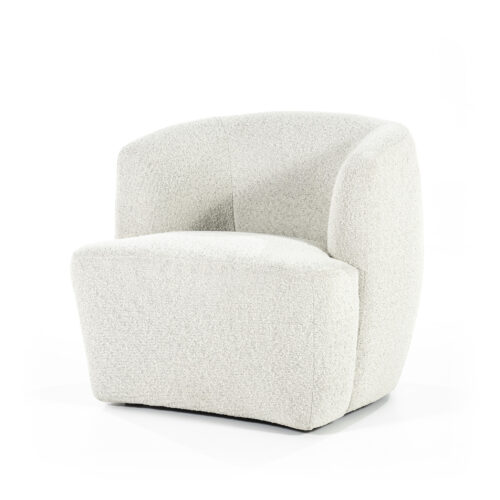 Fauteuil Charlotte Bouclé Beige - Afbeelding 3