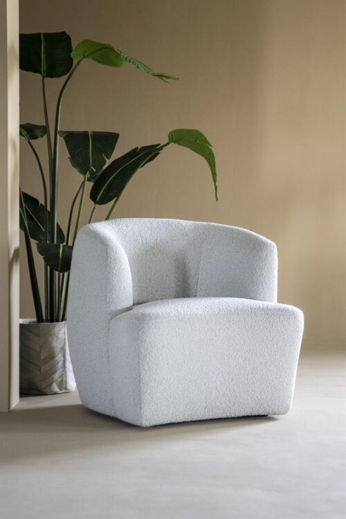 Fauteuil Charlotte Bouclé Beige