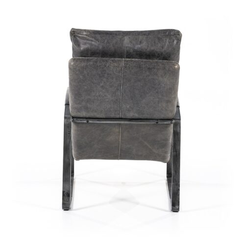 Fauteuil Lex - Antraciet vintage leer - Afbeelding 5