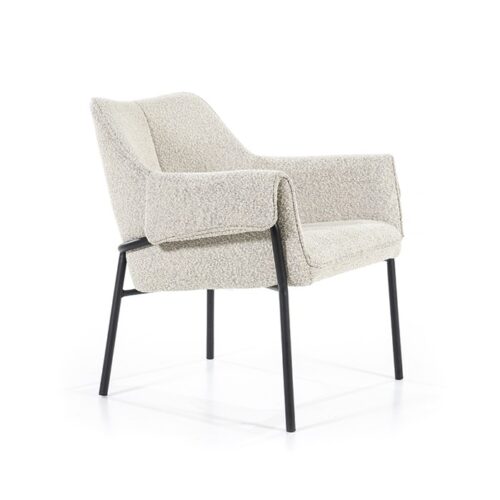 Fauteuil Tony Bouclé - Beige (showroom model) - Afbeelding 7