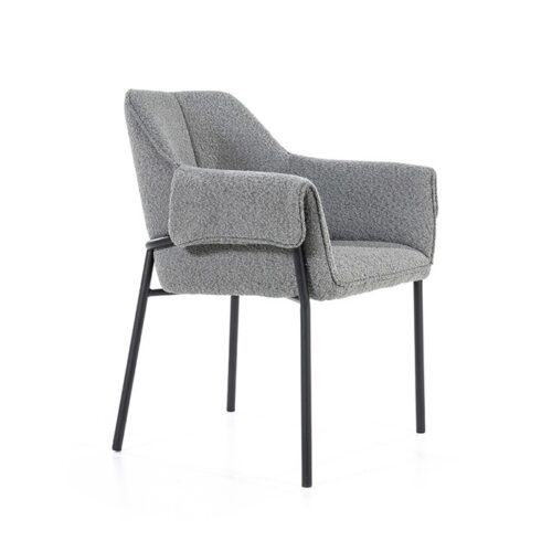 Fauteuil Tony Bouclé - Grijs (showroom model) - Afbeelding 4