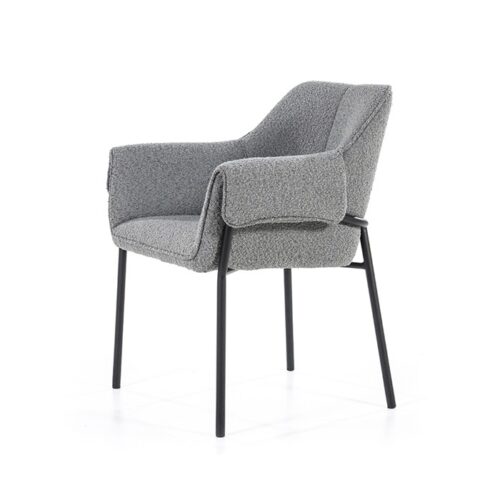 Fauteuil Tony Bouclé - Grijs (showroom model) - Afbeelding 2