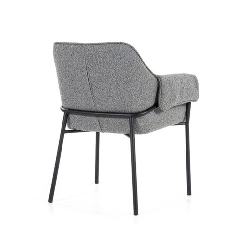 Fauteuil Tony Bouclé - Grijs (showroom model) - Afbeelding 6