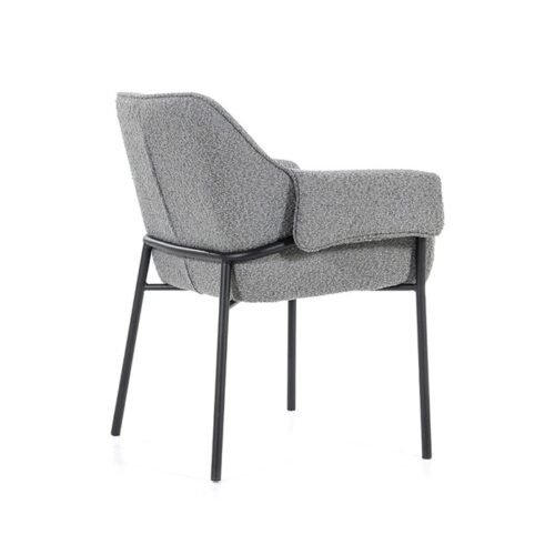 Fauteuil Tony Bouclé - Grijs (showroom model) - Afbeelding 5