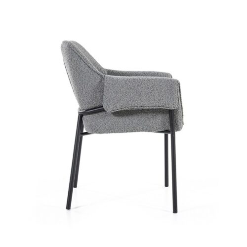 Fauteuil Tony Bouclé - Grijs (showroom model) - Afbeelding 3