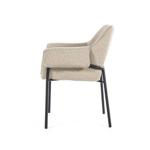 Fauteuil Tony Bouclé - Taupe - Afbeelding 10