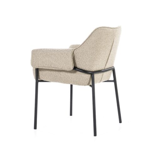 Fauteuil Tony Bouclé - Taupe - Afbeelding 9