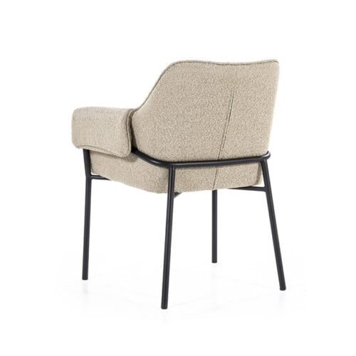 Fauteuil Tony Bouclé - Taupe - Afbeelding 8