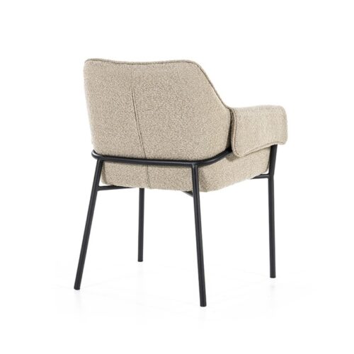 Fauteuil Tony Bouclé - Taupe - Afbeelding 6