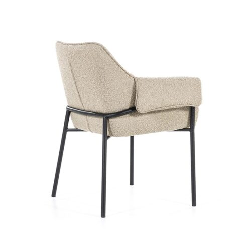 Fauteuil Tony Bouclé - Taupe - Afbeelding 5