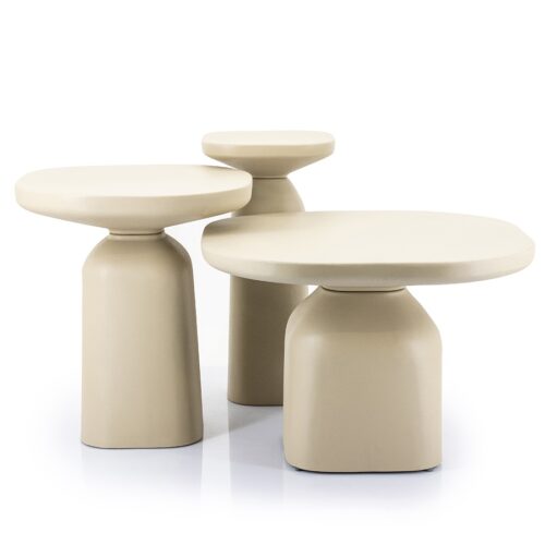 Bijzettafel Squand Medium 45 cm - Beige - Afbeelding 2