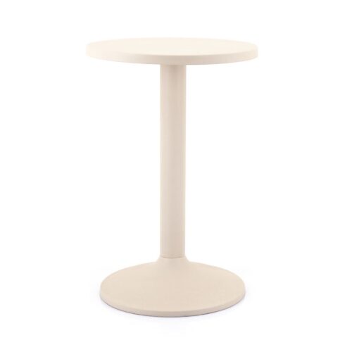 Ronde Bijzettafel Dash - 62 cm hoog - Off white