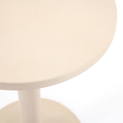 Ronde Bijzettafel Dash - 62 cm hoog - Off white - Afbeelding 2