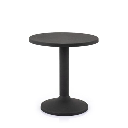 Ronde Bijzettafel Dash - 49 cm hoog - Zwart