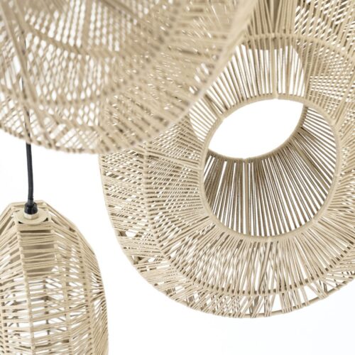 Hanglamp Ovo Cluster Rond - Naturel - Afbeelding 2