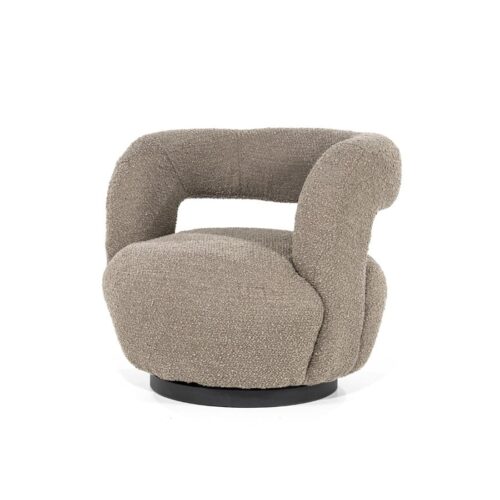 Fauteuil Sharon Bouclé - Bruin