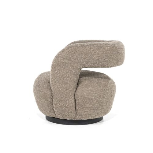 Fauteuil Sharon Bouclé - Bruin - Afbeelding 6