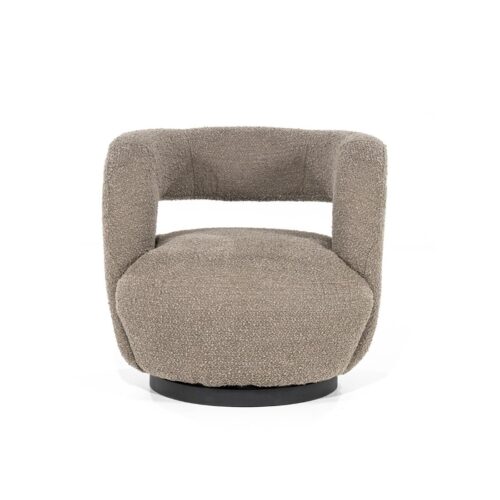 Fauteuil Sharon Bouclé - Bruin - Afbeelding 4