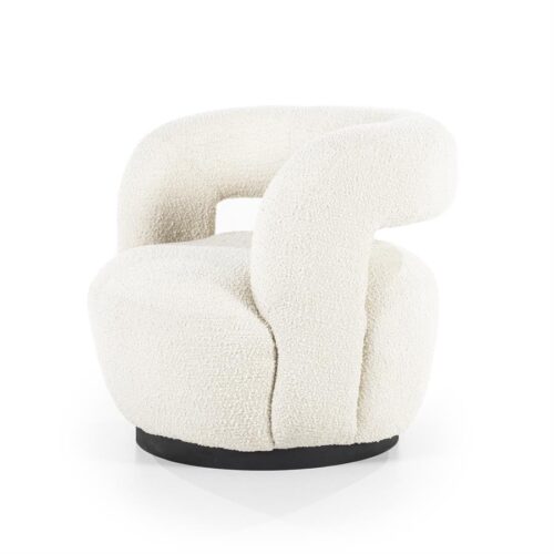 Fauteuil Sharon Bouclé - Beige - Afbeelding 4