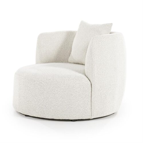 Fauteuil Louis Bouclé - Beige - Afbeelding 4