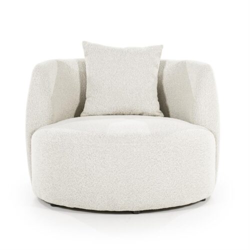 Fauteuil Louis Bouclé - Beige - Afbeelding 3