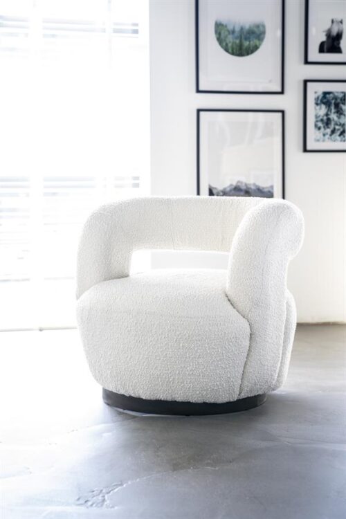 Fauteuil Sharon Bouclé - Beige