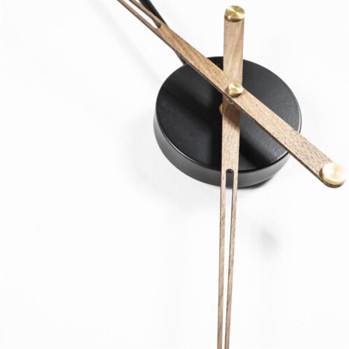 Wandklok Sundial 70 cm - Zwart - Afbeelding 2