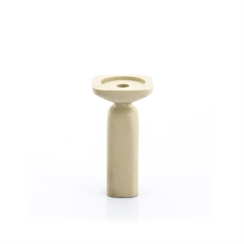 Kaarsenhouder Squand medium - Beige