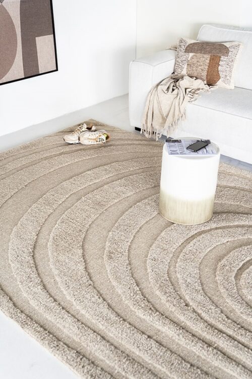 Vloerkleed Maze beige 160 x 230 cm - Afbeelding 2