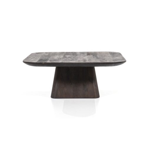 Vierkante Salontafel Aron Mangohout - Bruin 80 cm - Afbeelding 4