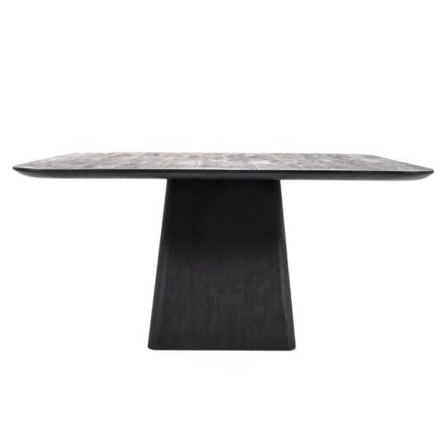 Vierkante Eettafel Aron Mangohout Zwart - 150cm - Afbeelding 2