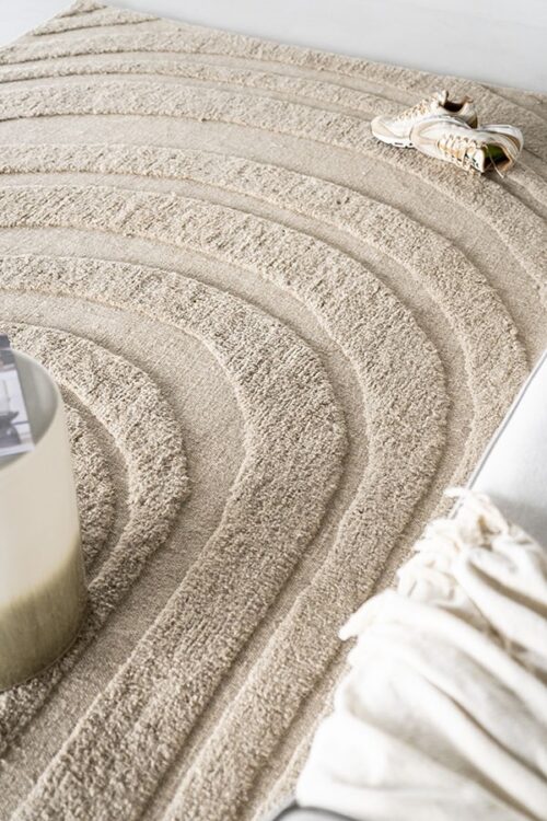 Vloerkleed Maze beige 160 x 230 cm - Afbeelding 3