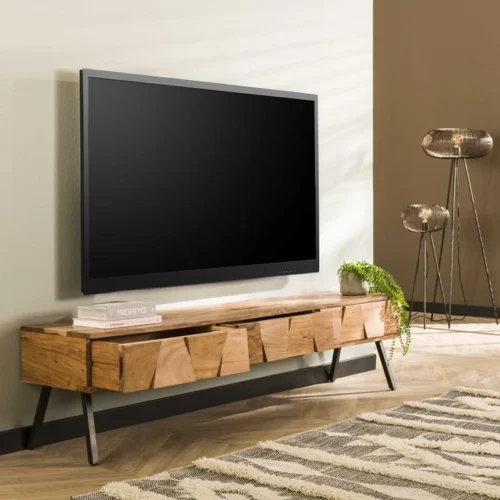 TV-meubel Demn Acaciahout 180cm - Afbeelding 2