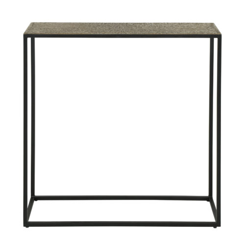 Haltafel Iron Metallic Antiek Brons 75cm - Afbeelding 3