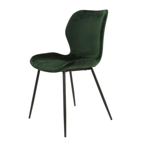 Stoel Shell Velvet ronde buis - Groen - Afbeelding 2