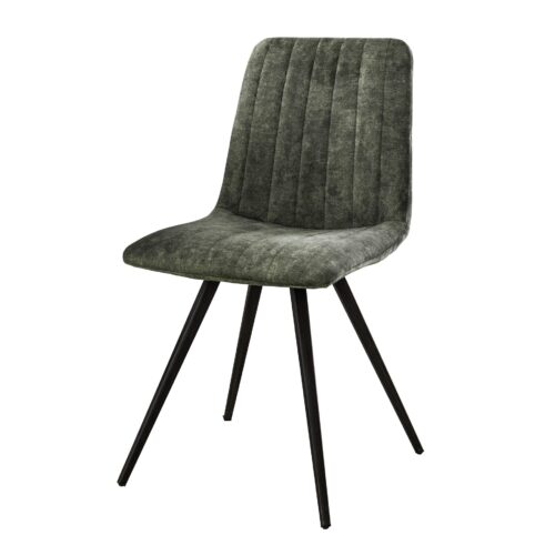 Stoel Straight Stitch Velvet - Groen (showroom model) - Afbeelding 2