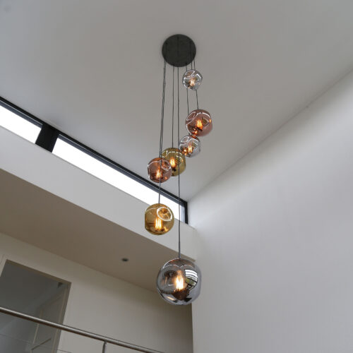 Hanglamp Stellar Getrapt met 7 lampen - Afbeelding 8