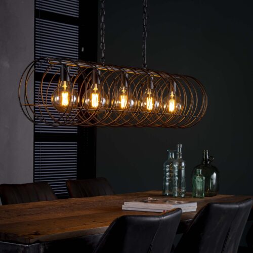 Hanglamp Spiraal - 5 lampen - Afbeelding 5