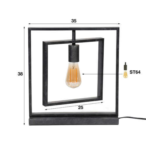 Tafellamp Turn Square - 1 lamp - Afbeelding 8