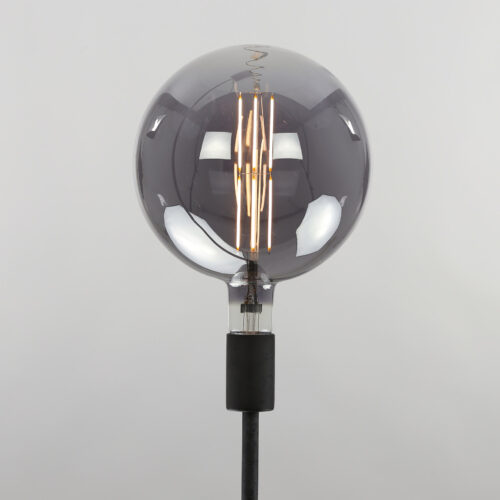 Kooldraadlamp Bol XXL Ø20 Smoke Grey dimbaar