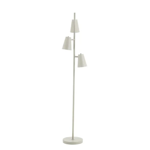 Vloerlamp Cole 3 lampen - Beige