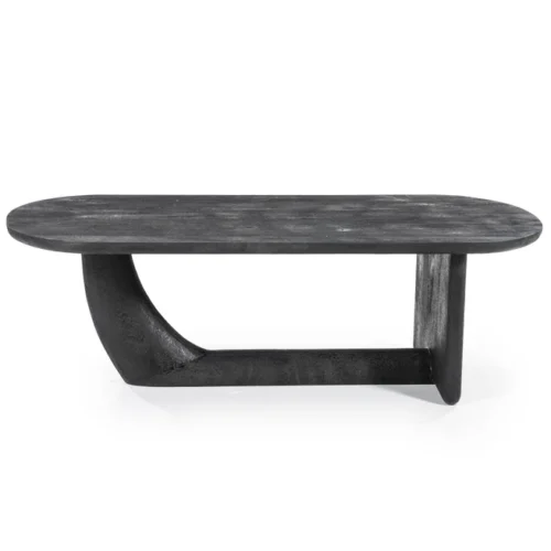 Salontafel Donn Mangohout 110 x 53cm - Zwart